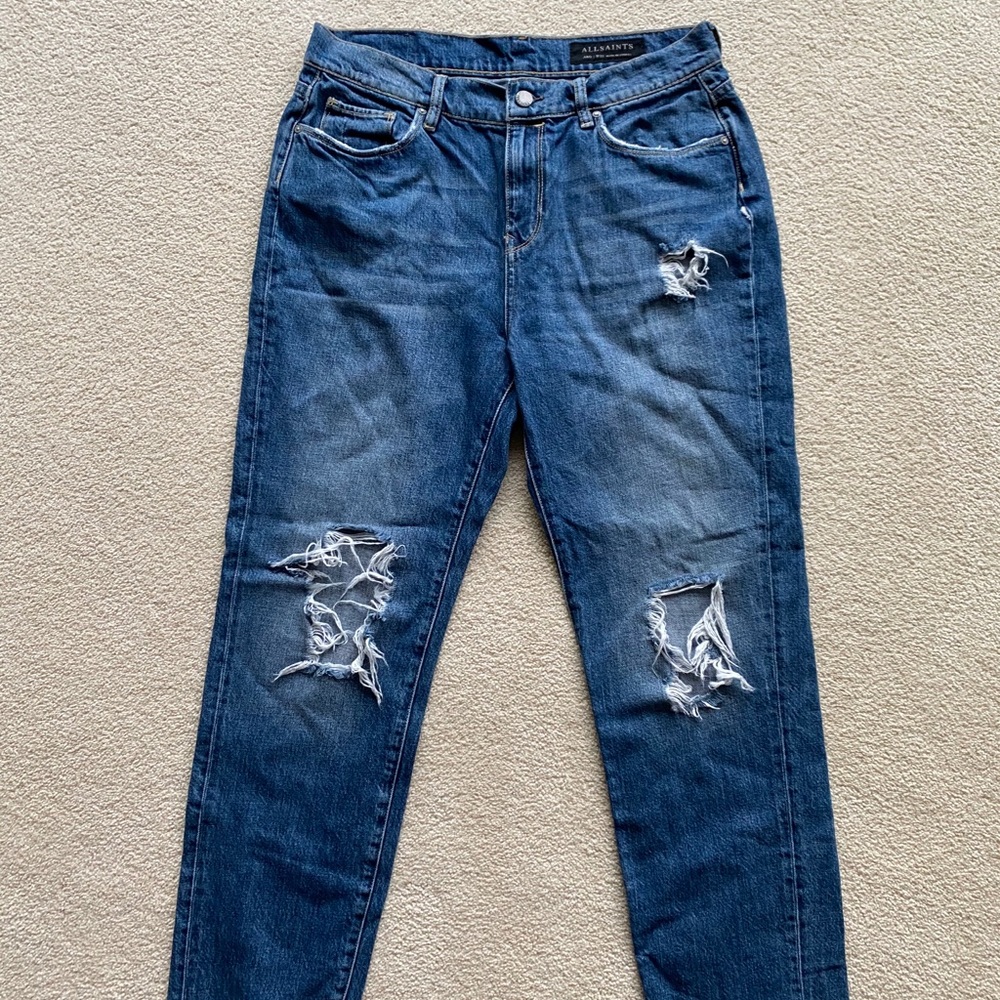 All Saints Ripped Jeans